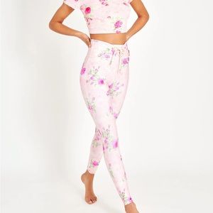 NWT LoveShackFancy Postiana Lace Up Legging